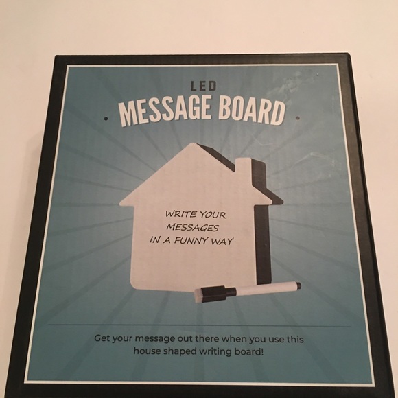 2X Original Fun Workshop Erasable LED Light Up Message Writing Board Illuminate - Picture 3 of 5